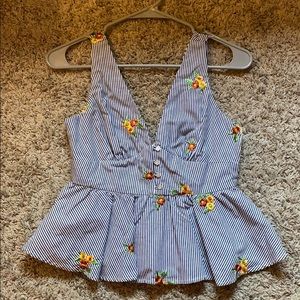 BEAUTIFUL forever 21 contemporary style tank top